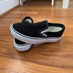 Platform Vans - Black Size 7